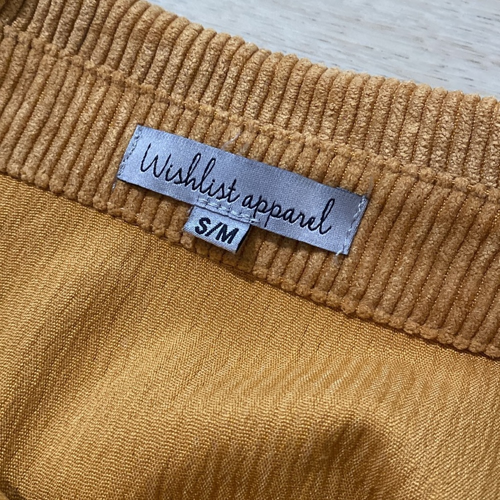 Corduroy Button Down Fall Layer Piece - image 3